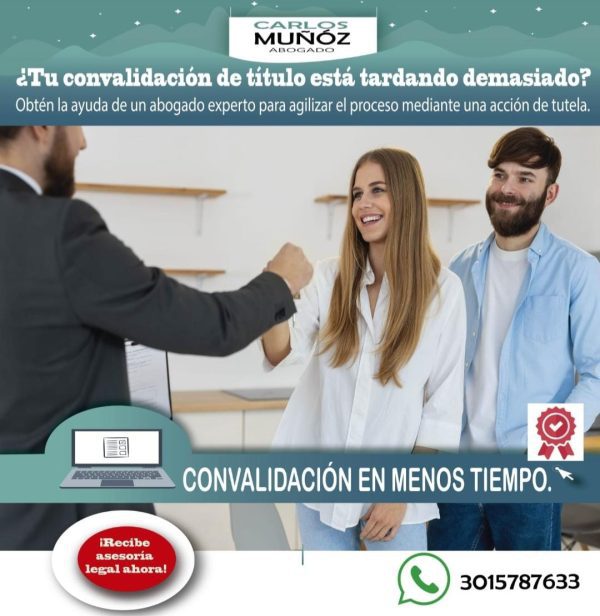 convalidacion con accion de tutela